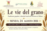 “Le vie del grano”: a Mineo tradizioni popolari, identità e produzioni locali al centro di una serata tra cultura, gusto e spettacolo. Lunedì 24 agosto, in Largo Santa Agrippina
